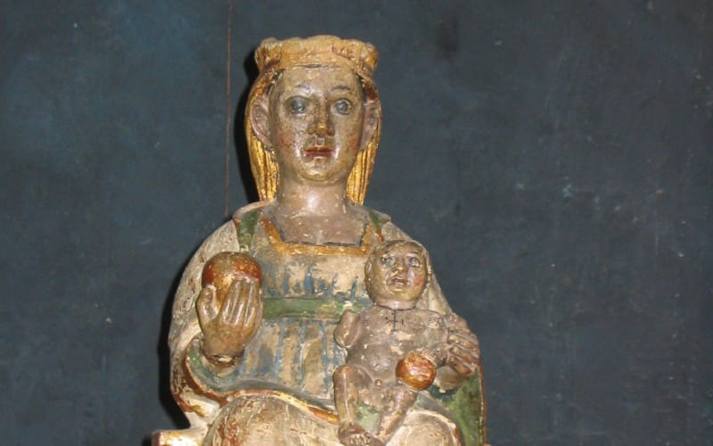 Esta es la virgen de Arantzazu original