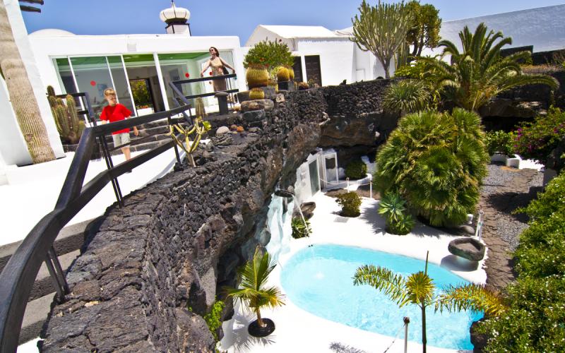 Estas son las impresionantes vistas de la casa-museo César Manrique por dentro