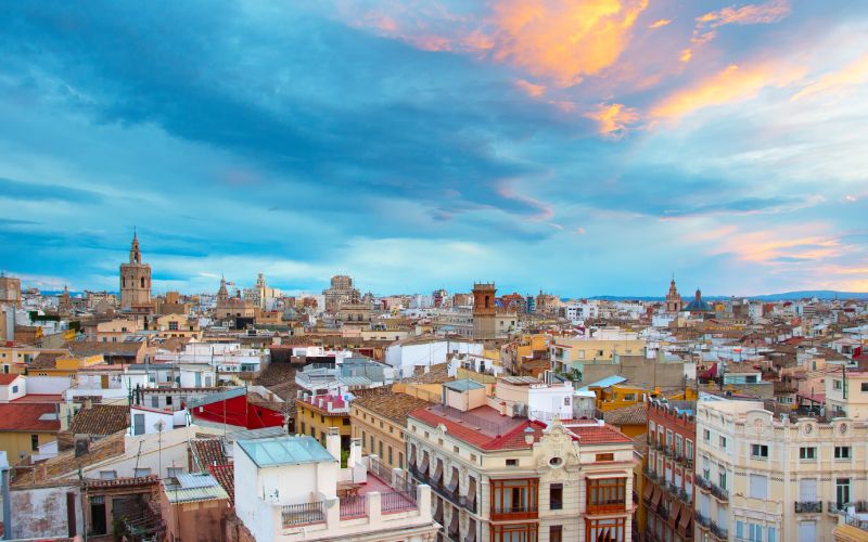 Valencia al atardecer