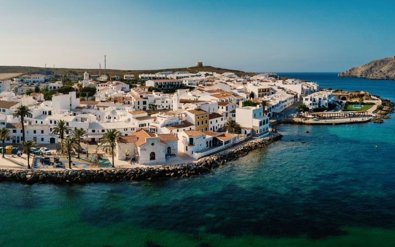 Panorámica de Fornells Menorca