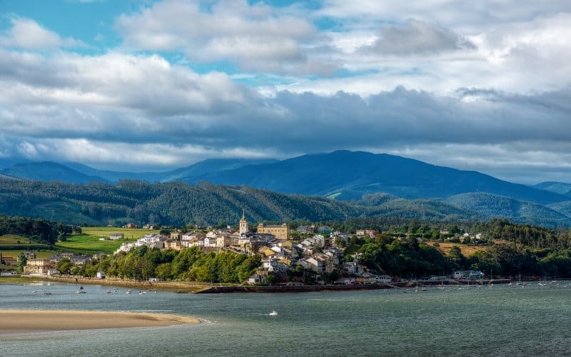 Visión panorámica de Castropol