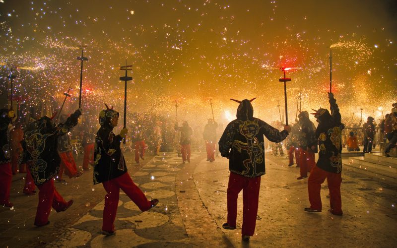 Fiestas en la ciudad de Vilanova i la Geltrú