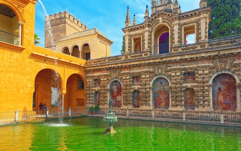 Estanque de Mercurio del Alcázar de Sevilla 