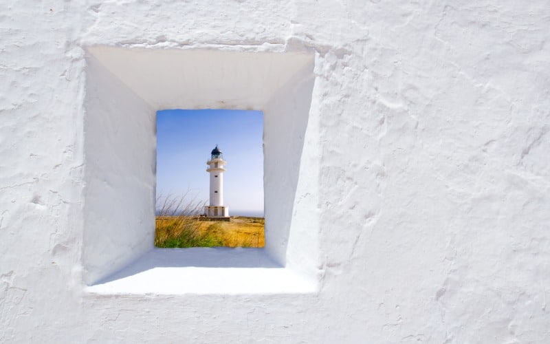 El faro de Barbaria se ha vuelto un icono de Formentera