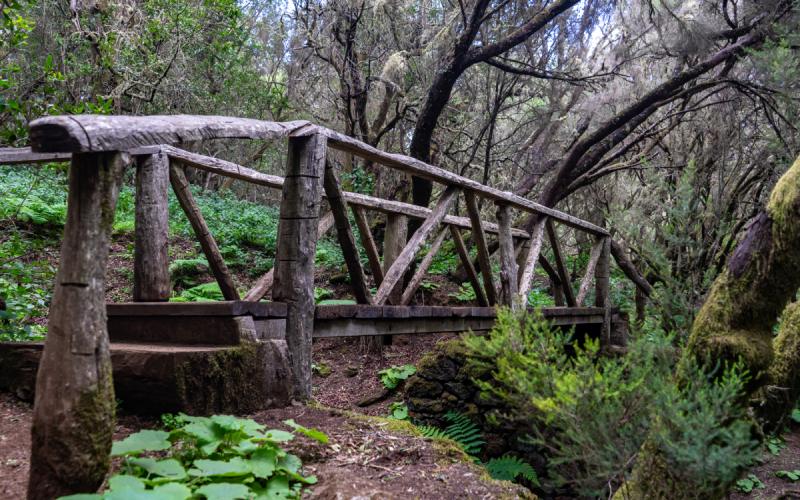 Puente en la ruta de La Llanía de El Hierro