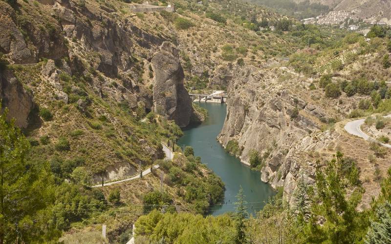 Río Genil en la sierra de Güéjar