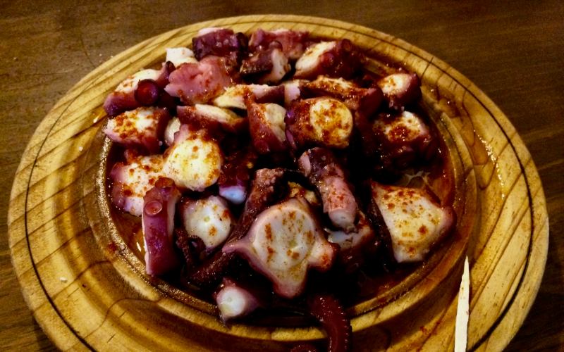 Pulpo en Melide