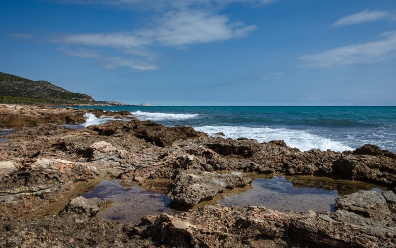 Así se ve el mar desde el Parque Natural de la Sierra de Irta