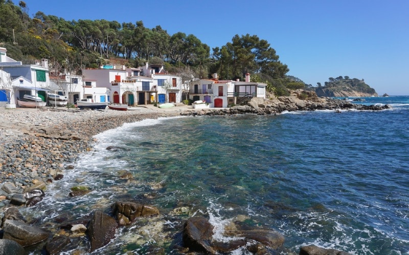 Detalle de la cala S’Alguer