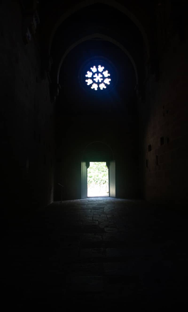 Rosetón de la iglesia del monasterio