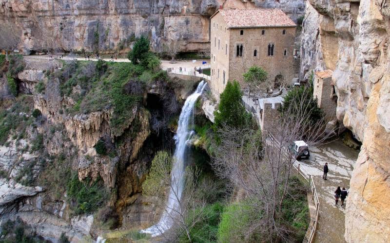 Vista aérea del Monasterio de Sant Miquel de Fai
