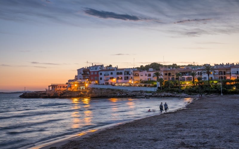 Roc de Sant Gaietà desde la playa