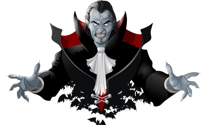 Ilustración vampiro