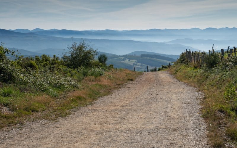 Camino de Santiago en los alrededores de Fonsagrada