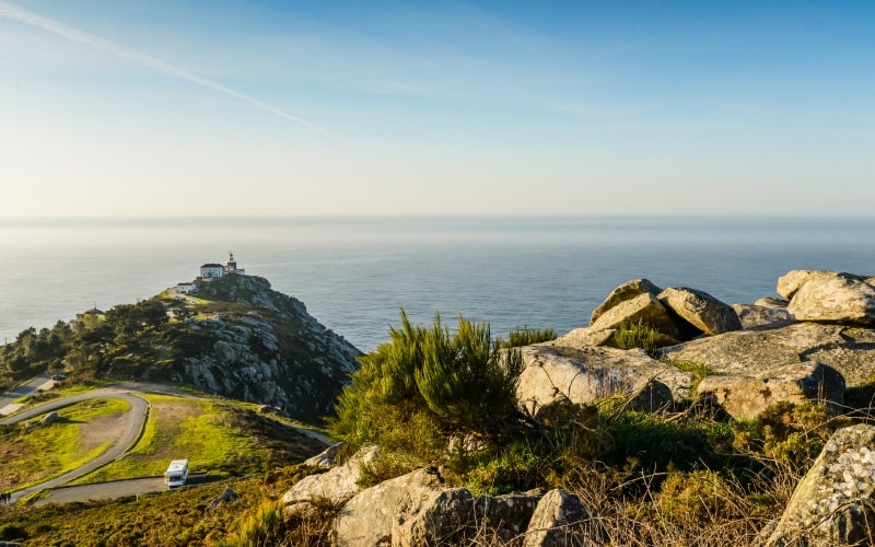 Faro de Fisterra desde el Monte do Facho
