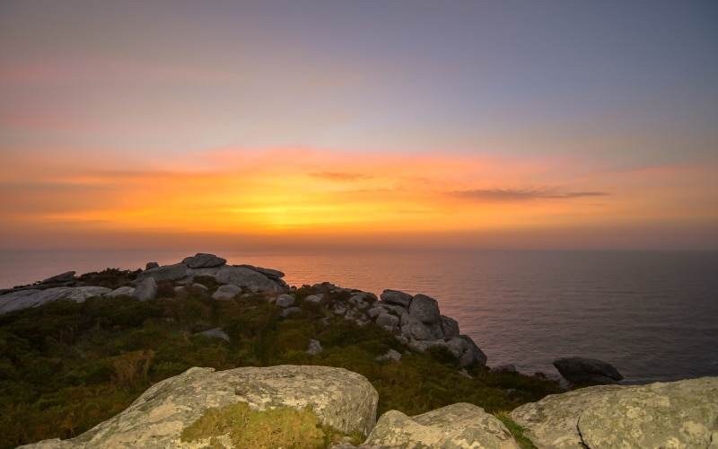 Atardecer desde el Monte do Facho.
