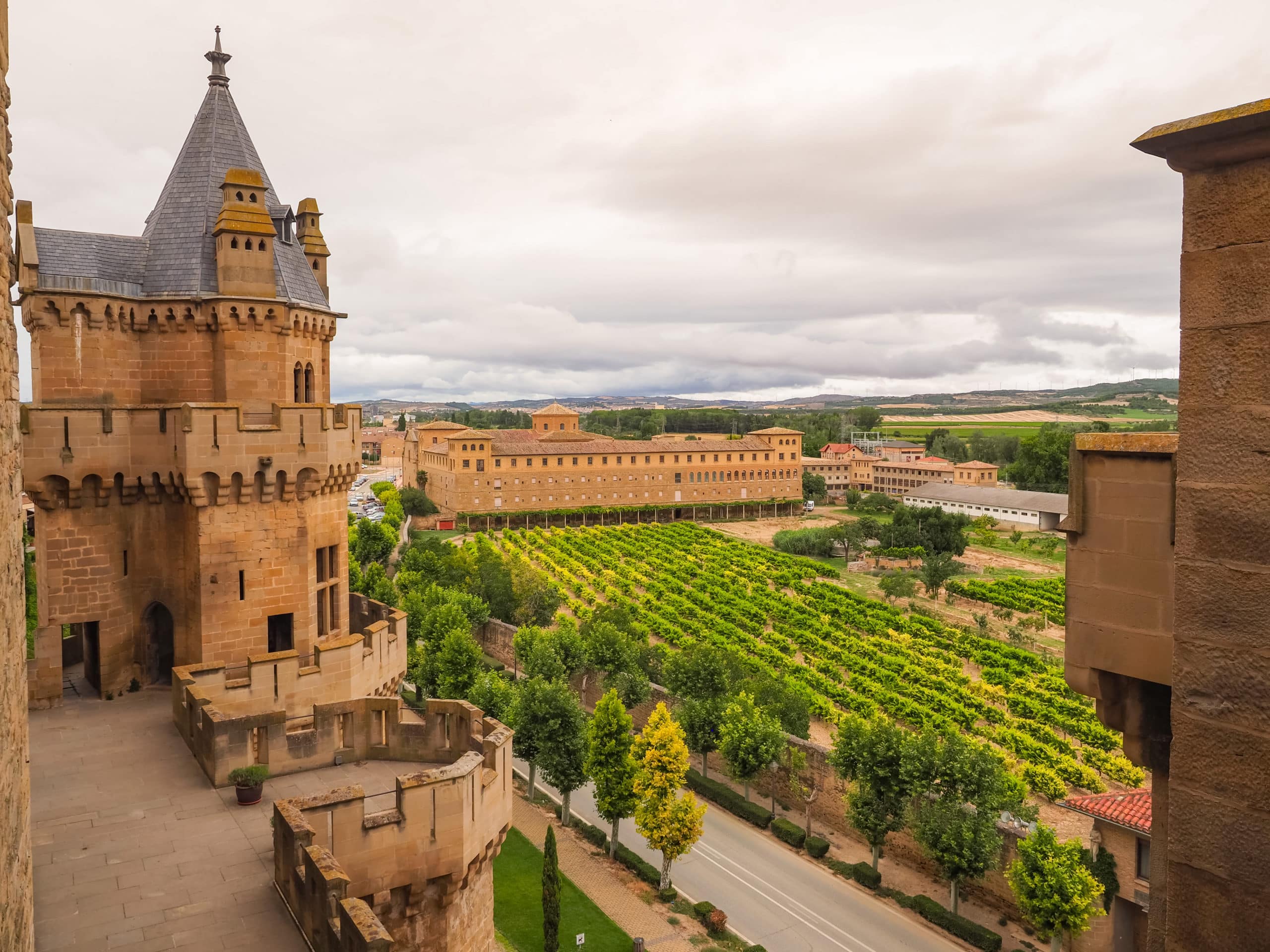 Una de las torres del Palacio Real de Olite