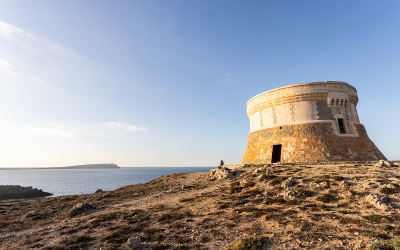 Torre de Fornells, construida por los británicos