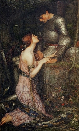 Pintura Lamia y el soldado