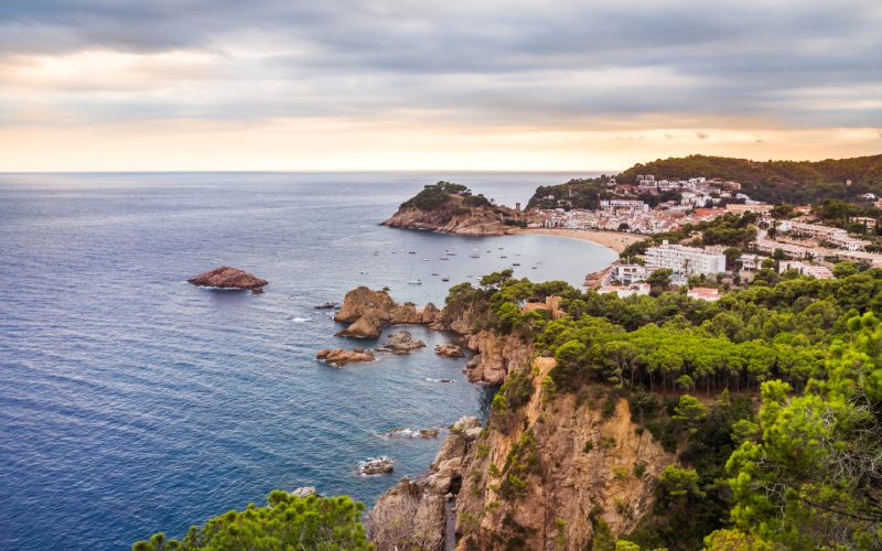 Vista panorámica de Tossa de Mar