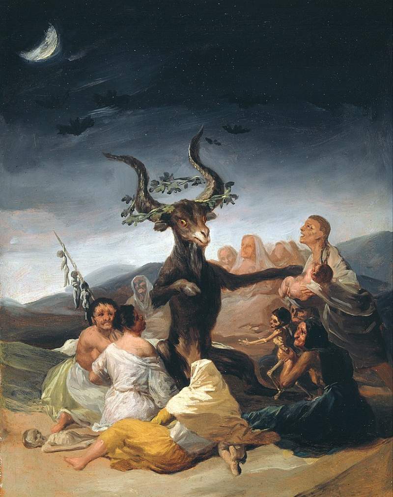 Cuadro de El aquelarre, de Francisco Goya