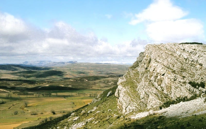 Así luce esta zona de Burgos.