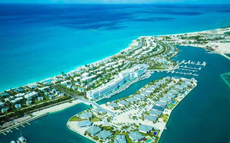 El distrito de Bimini en las Bahamas