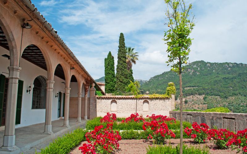 Patio de la cartoixa de Valldemossa