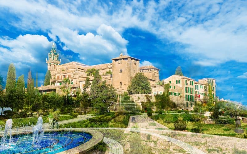 Panorámica de la cartuja de Valldemossa