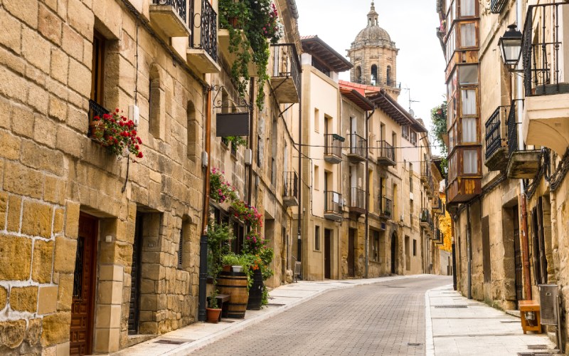 Calles del casco antiguo de Labastida