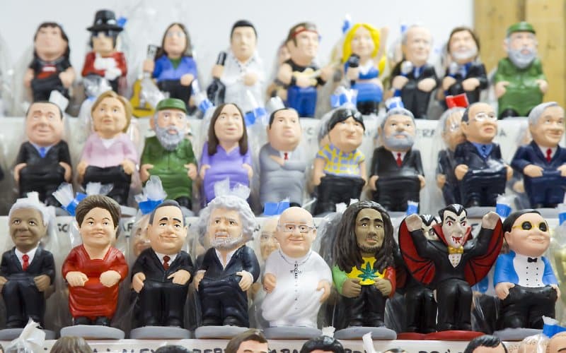 Escaparate de caganers