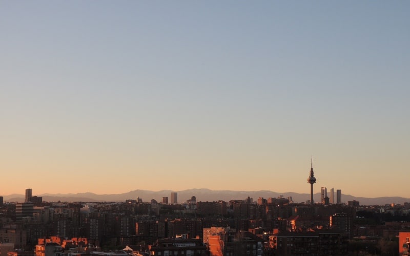 Vistas de Madrid desde el Cerro del Tío Pío