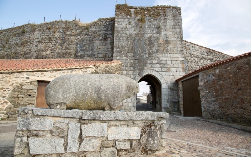 Puerta y muralla de Monleón