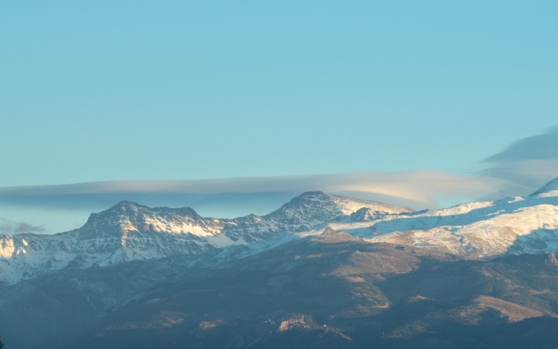 Sierra Nevada al atardecer