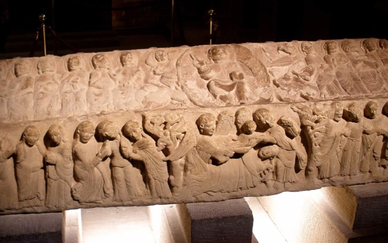 Sepulcro de Blanca de Navarra en el monasterio de Santa María la Real
