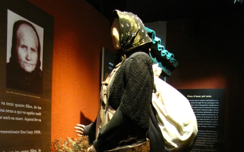 Indumentaria de una trementinaire, en el museo dedicado al recuerdo de estas mujeres y su profesión