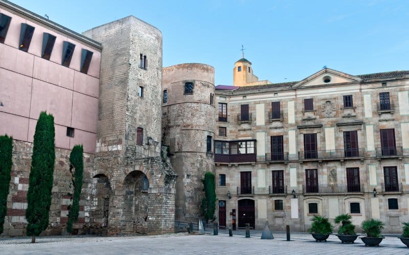 Restos romanos en Barcelona