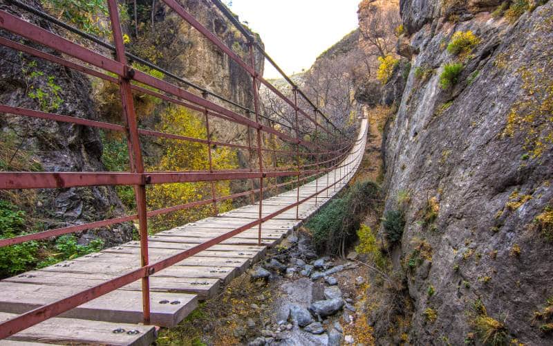 Puente sendero Los Cachorros