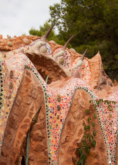 Detalle del dragón de la Calderona