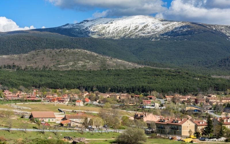 Valsaín, a los pies del monte