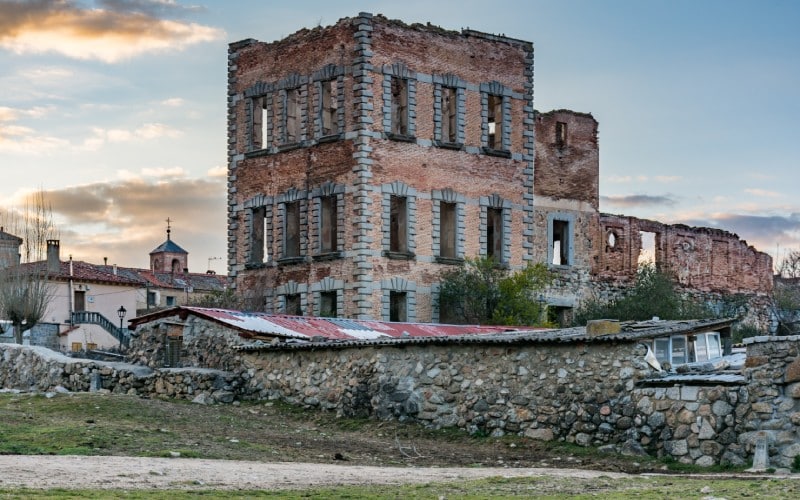 Ruinas del Palacio Real de Valsaín