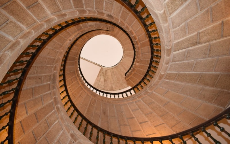 Escalera del Museo do Pobo Galego