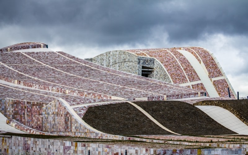 Las impresionantes formas de la Cidade de la Cultura