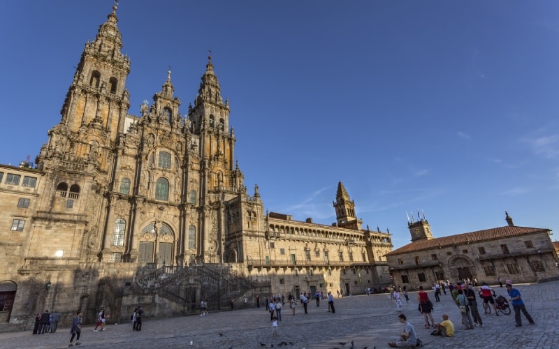 Plaza del Obradoiro con la catedral