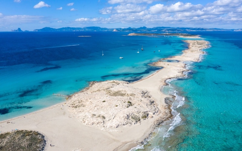 Las aguas de Formentera tienen un color único