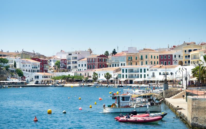 Vista de Es Castell, Menorca