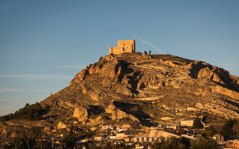 El castillo de Jumilla tiene unas vistas espléndidas