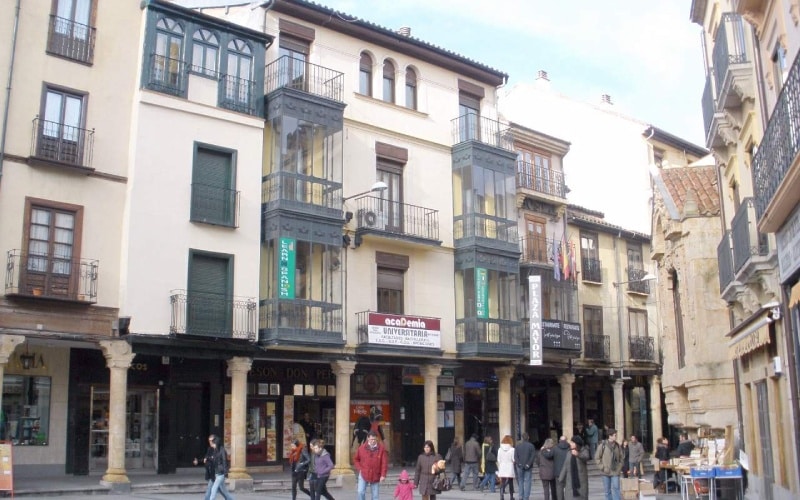 Actual Plaza del Corrillo, en Salamanca