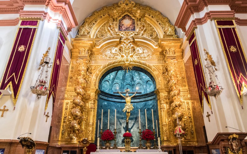 Cristo de la Expiración en la basílica del Patrocinio