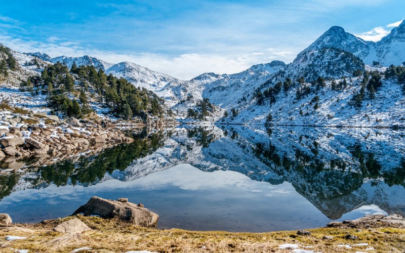 Lago en el valle de Arán
